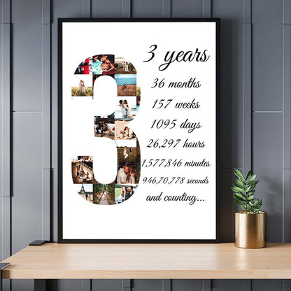 Personalized anniversary photo gift