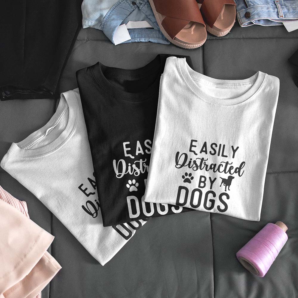 Distracted by Dogs T-Shirt