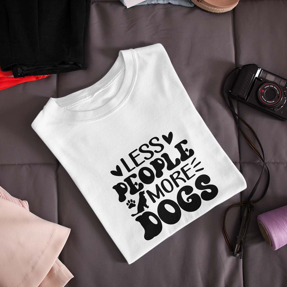 Less People More Dogs T-Shirt