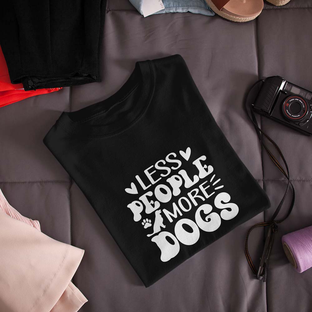 Less People More Dogs T-Shirt