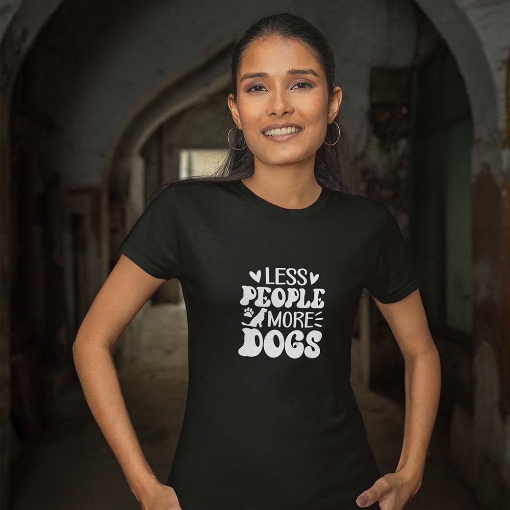 Less People More Dogs T-Shirt