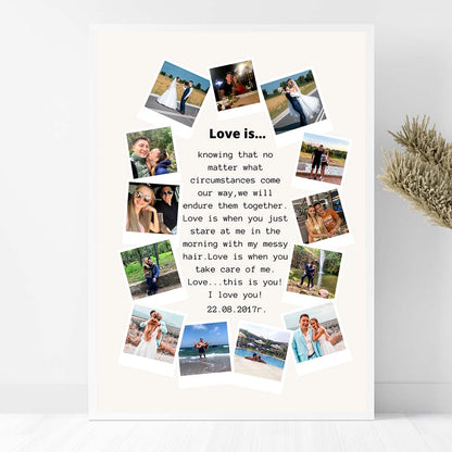 Personalized Love Photo Collage